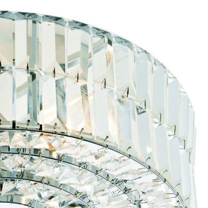 Dar Crystal Flush Ceiling Light