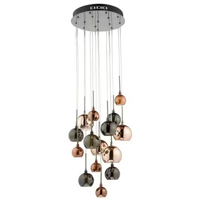 Aurelia 15-Light Spiral Pendant
