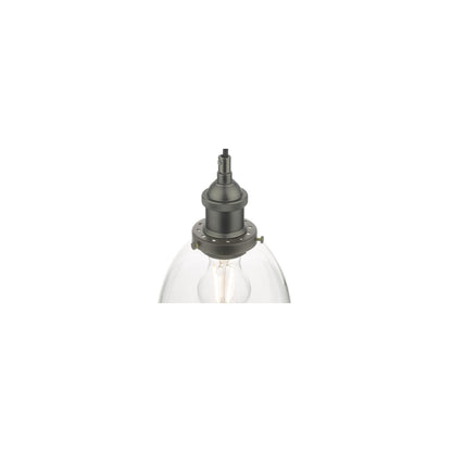 Arvin 1-Light Pendant in Antique Chrome