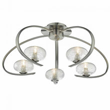 Dar Leighton Semi-Flush Ceiling Light