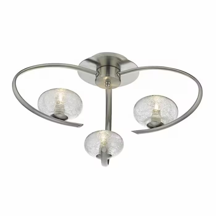 Leighton 3-Light Semi Flush
