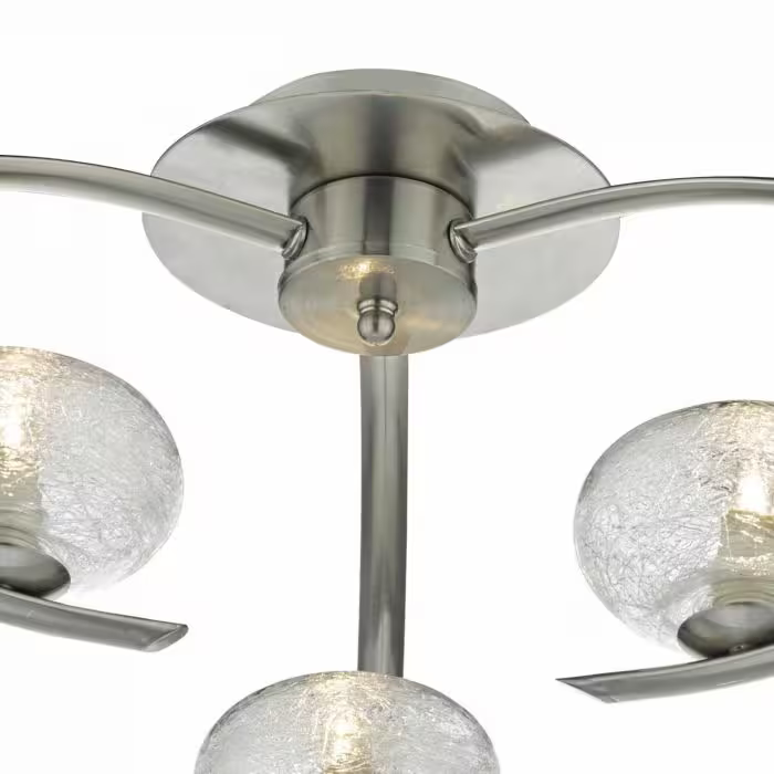 Leighton 3-Light Semi Flush