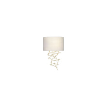 Cevero Gold Wall Light with Opal Acrylic Diffuser