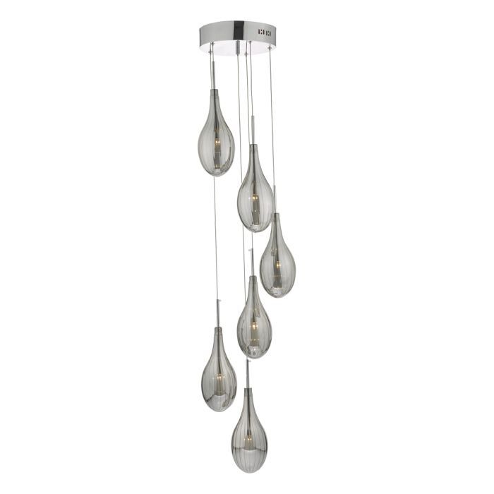 Dar Seta 6-Light Cluster Pendant