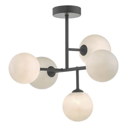 Dar Euan Semi-Flush Ceiling Light