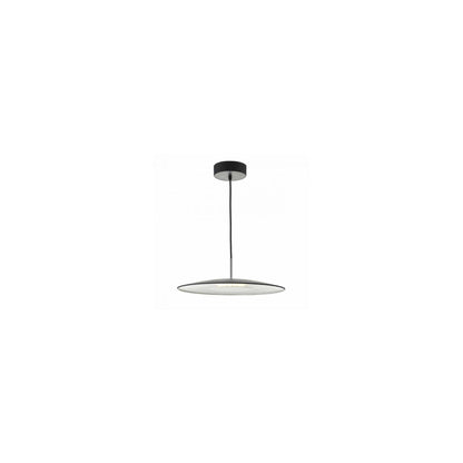 Enoch Single LED Pendant with Stainless Steel Detailing