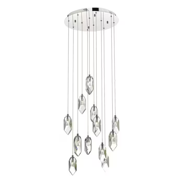 Crystal 12-Light Cluster Pendant