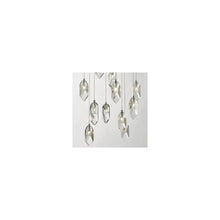 Crystal 12-Light Cluster Pendant Polished Chrome