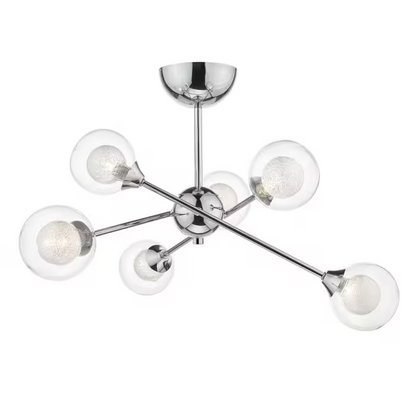 Zeke 6-Light Semi Flush