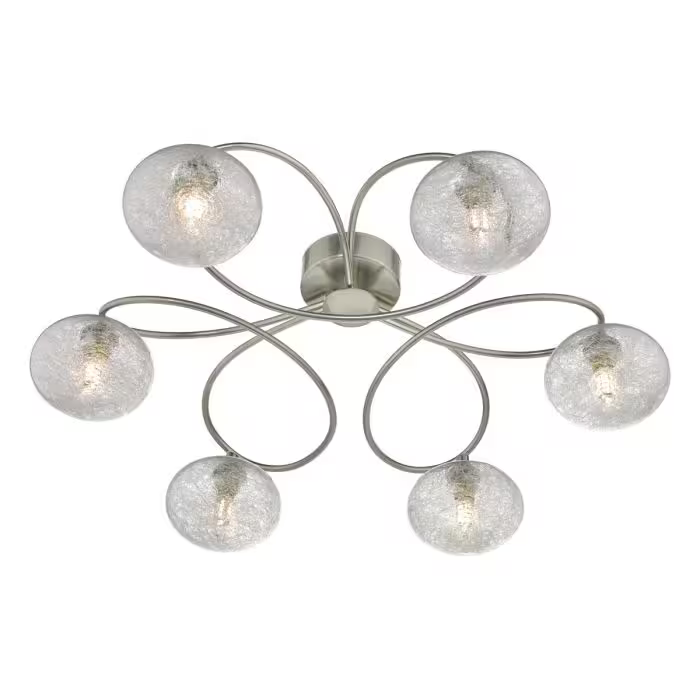 Leysha 6-Light Semi Flush