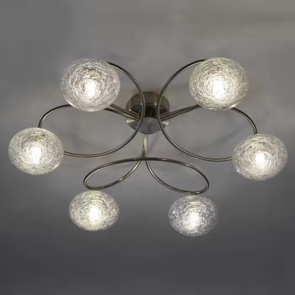 Leysha 6-Light Semi Flush