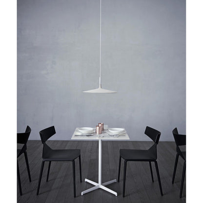 Aplomb Large LED Pendant with Concrete, Aluminium & Polycarbonate