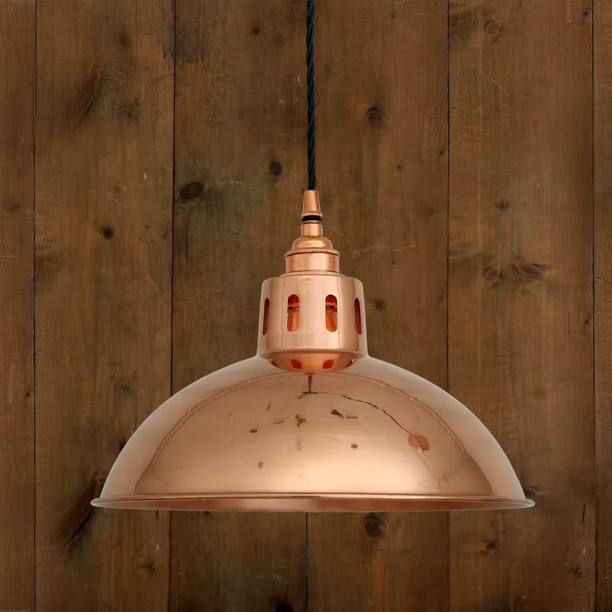 Berlin Vintage Copper Pendant Light 30cm
