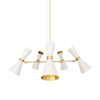 Cairo 5-Arm Mid-Century Chandelier