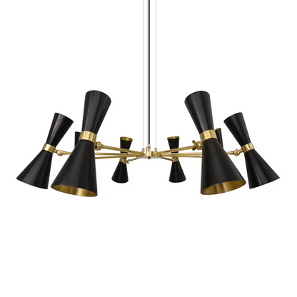 Cairo 8-Arm Mid-Century Chandelier