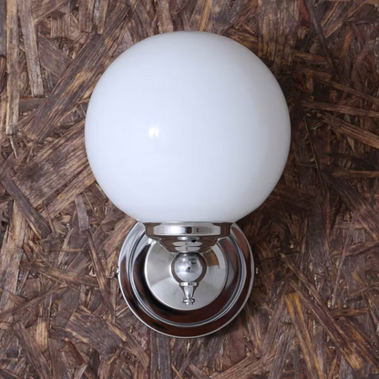Cloghan Modern Globe Wall Light with Classic Details