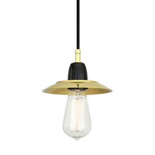 Doon Modern Ceramic & Brass Pendant