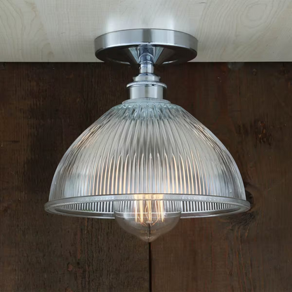 Erbil Prismatic Flush Ceiling Fitting