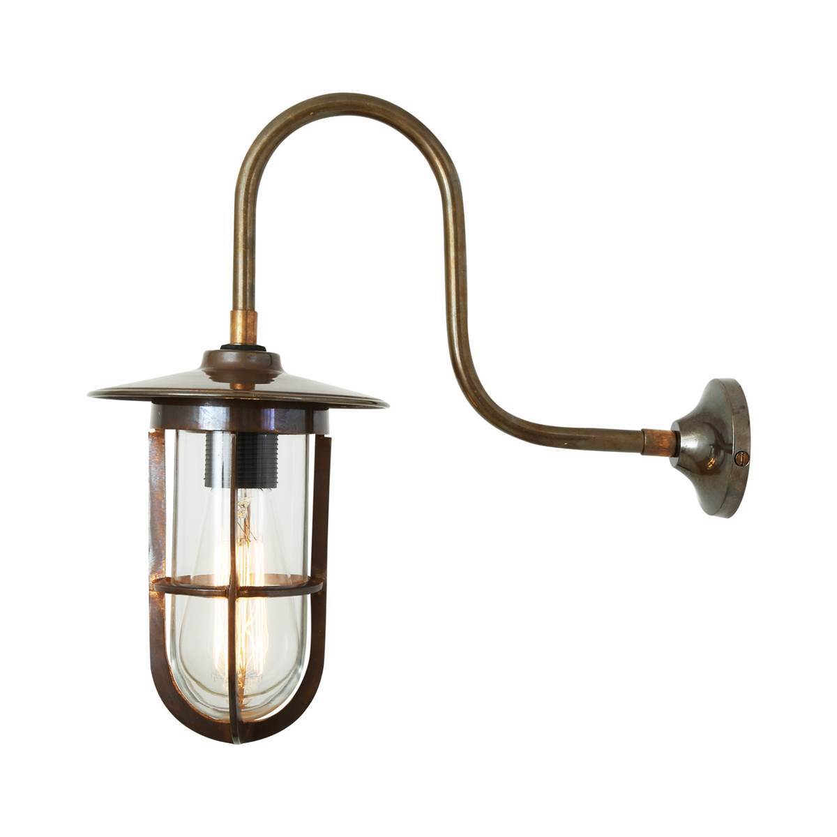 Mullan Lighting Fabo Well Glass Wall Sconce