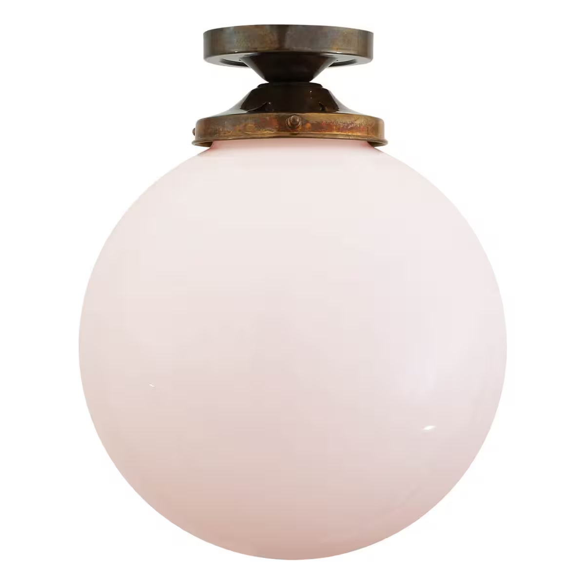 Yerevan Opal Glass Flush Ceiling Light