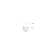 Talo 21 Mini Halo Up & Down Wall Washer with Painted Die-cast Aluminium