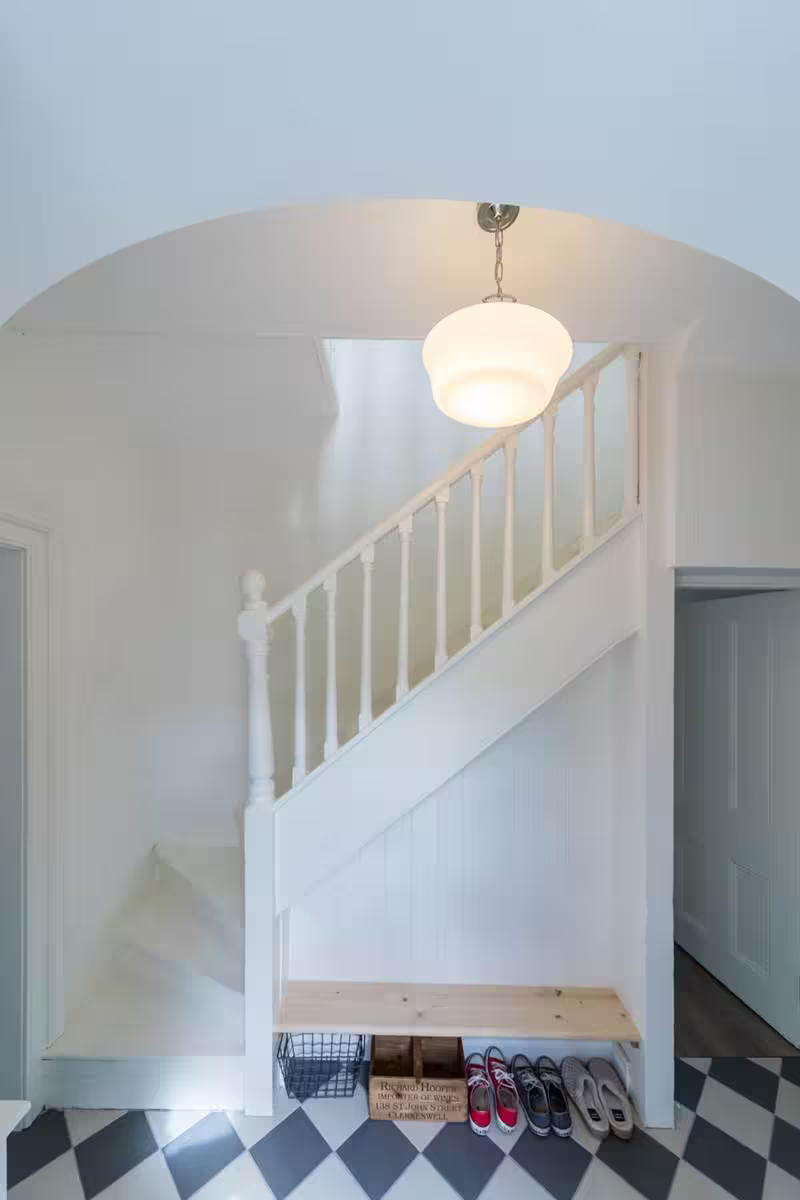 1920's 35cm Schoolhouse Pendant