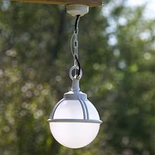 Boreal Model 1 Opal Glass Pendant with Cast Aluminium