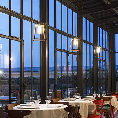 Lampiok Model 3 Medium Clear Glass Lantern