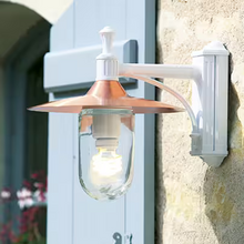 Montana Model 3 Clear Glass & Copper Shade Wall Light