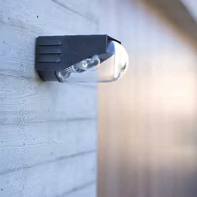 RP195 Clear Glass Decorative Wall Light