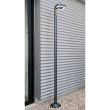 Square Large 4500K LED Lamp Post with Square Shaped, Multi-Directional Head