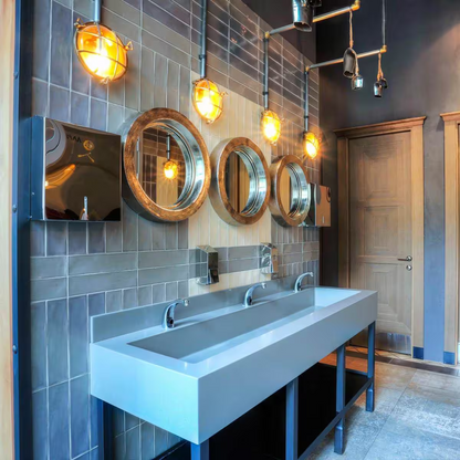 Adoo 21cm Nautical Round Bulkhead Wall Light