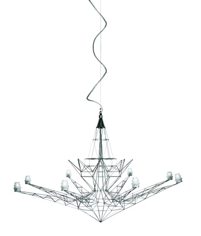 Lightweight 8-Light Chandelier