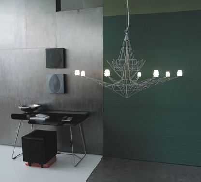 Lightweight 8-Light Chandelier