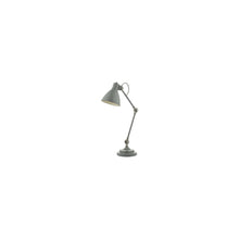 Eunice Adjustable Task Lamp Grey & Satin Nickel