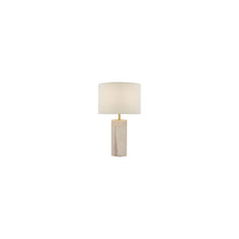 Nalani Table Lamp Pink with Marble Effect