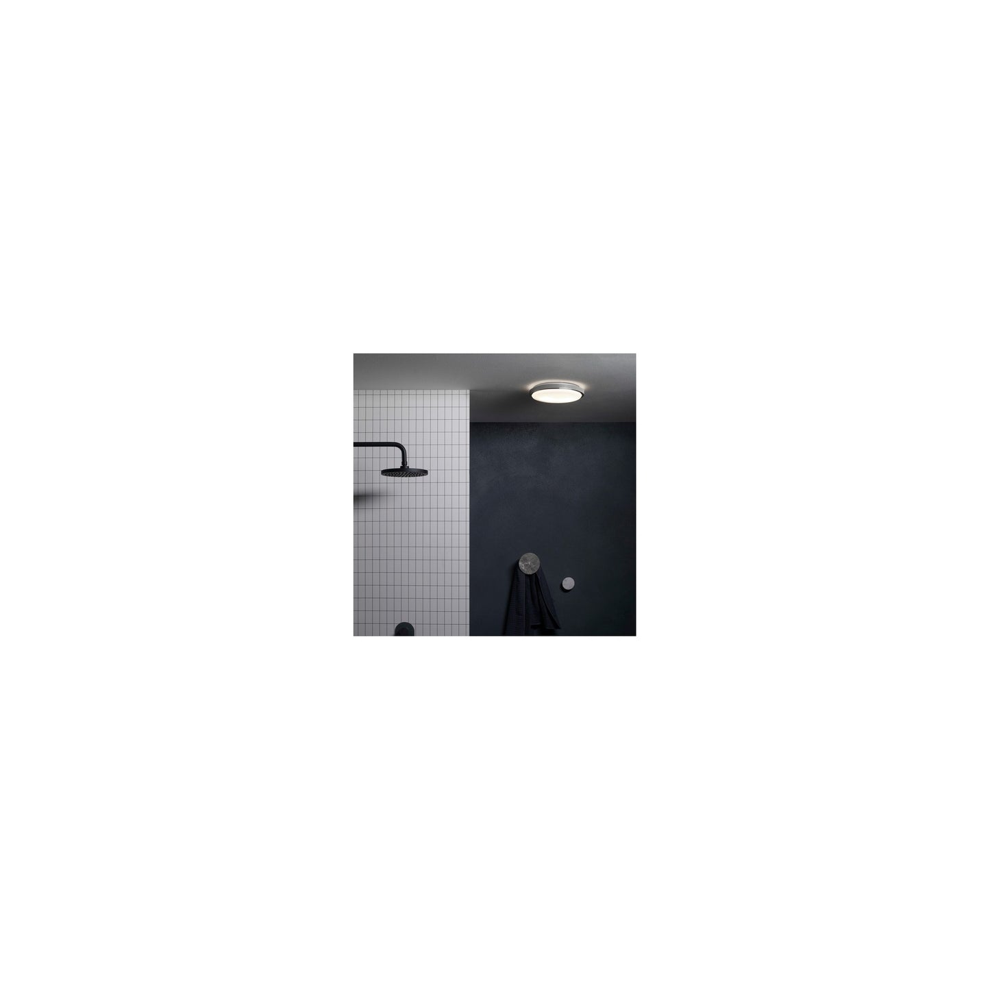 Denia Modern Ceiling Light with Opal Glass Cover