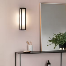Salerno Exterior Wall Light with Opal Glass