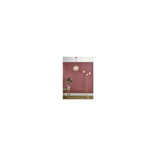 Avari 3-Light Floor Lamp Satin Brass with Clear Frosted Glass