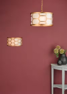 Epstein 3-Light Pendant Gold & Ivory