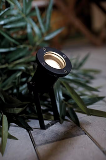Spotlight Outdoor Path Light with Spear Black
