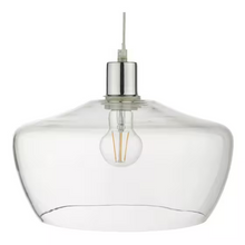 Fidella Easy Fit Clear Glass Pendant