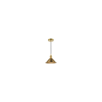 Hadano 1-Light Pendant Natural Brass