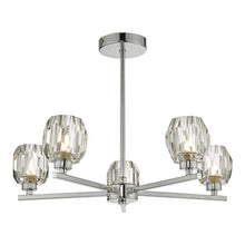 Dar Idina 5-Light Semi-Flush Ceiling Light