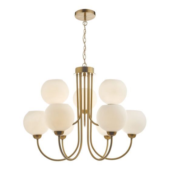 Dar Indra 9 Light Pendant