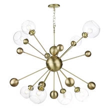 Cosmos 8-Light Horizontal Pendant Butter Brass