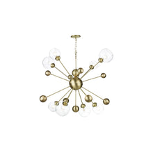 Cosmos 8-Light Horizontal Pendant Butter Brass