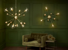 Cosmos 4-Light Semi Flush Butter Brass