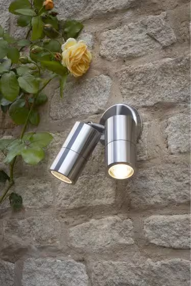 Ortega Outdoor 2-Light Wall Spotlight