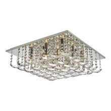 Dar Orella 9-Light Flush Ceiling Light